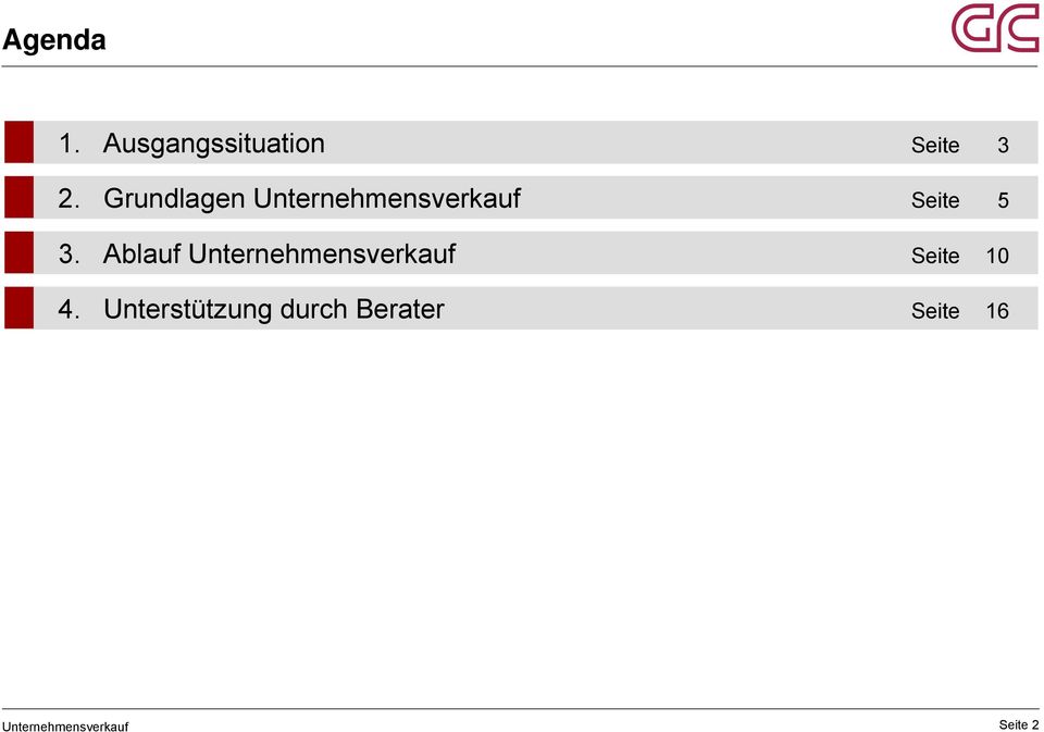 Ablauf Unternehmensverkauf Seite 10 4.