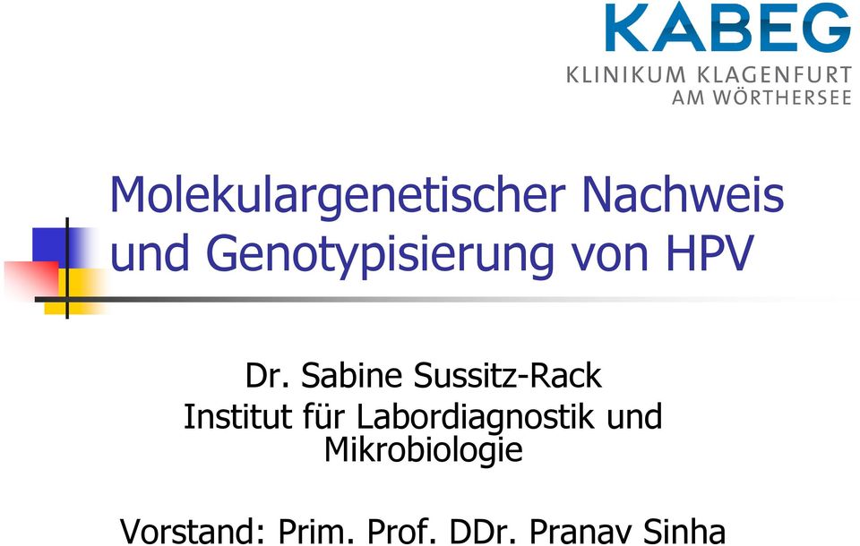 Sabine Sussitz-Rack Institut für