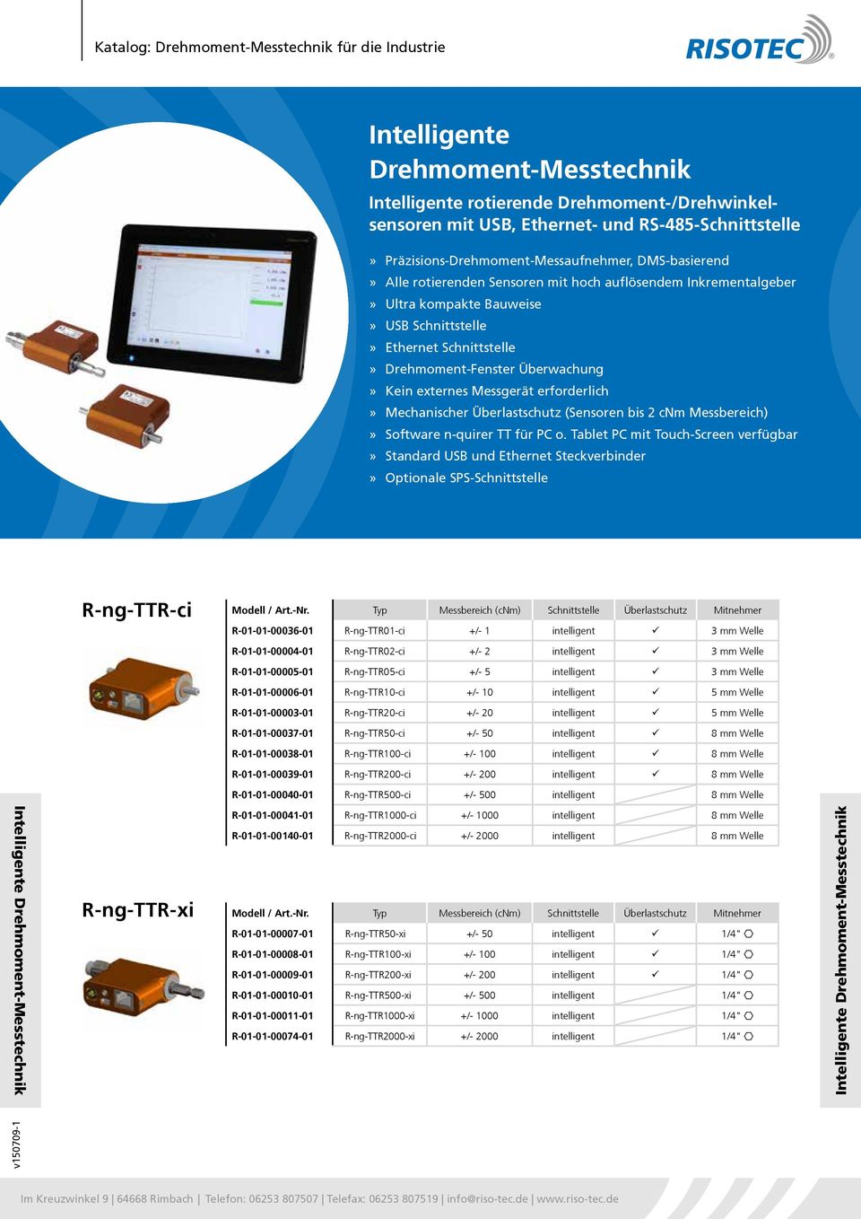 Mechanischer Überlastschutz (Sensoren bis 2 cnm Messbereich) Software n-quirer TT für PC o.