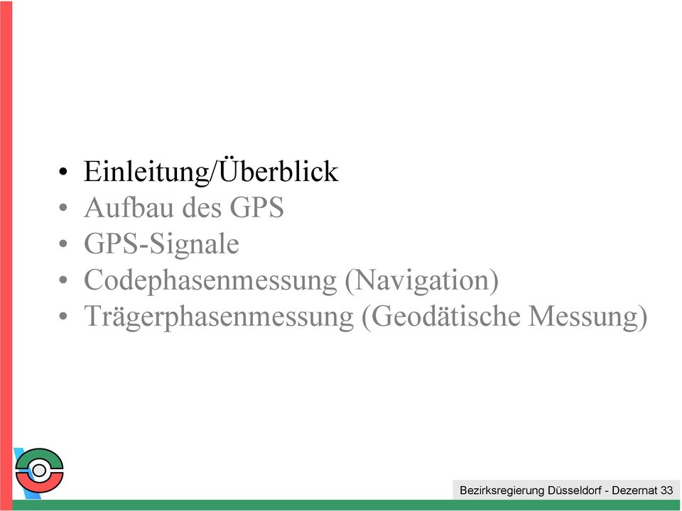 Codephasenmessung