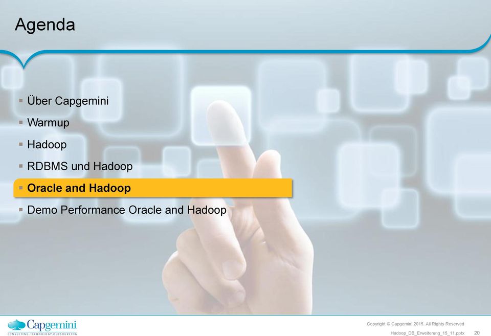 Hadoop Oracle and Hadoop