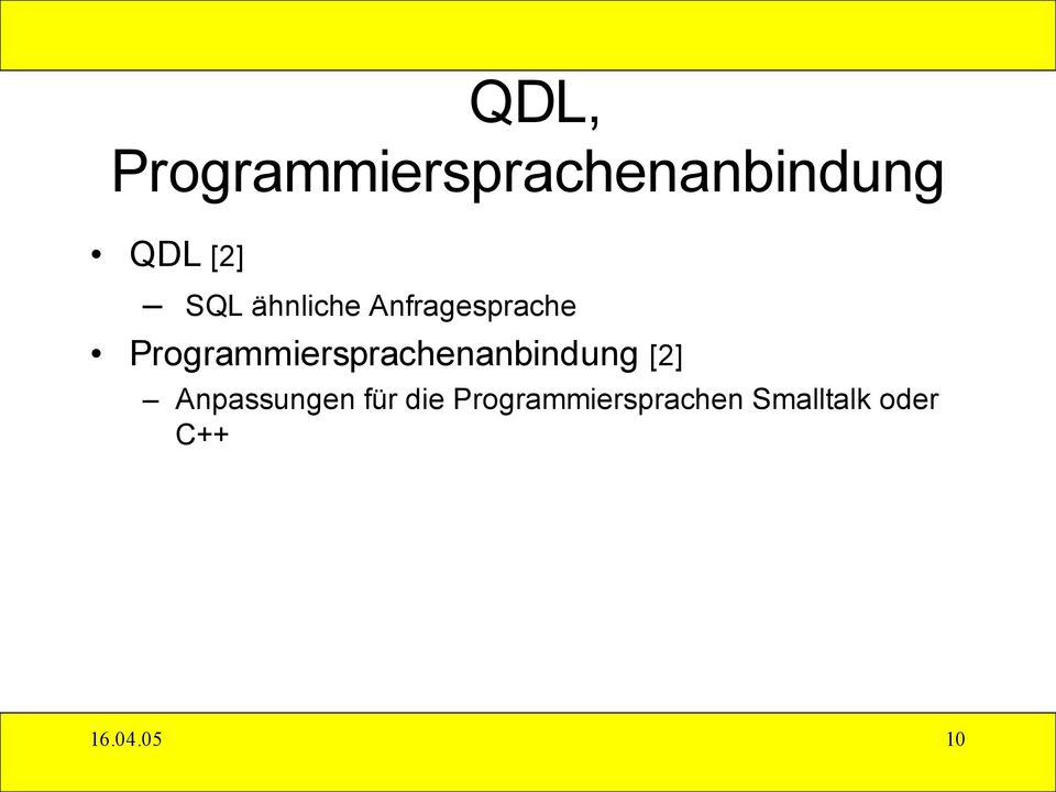 Programmiersprachenanbindung [2]