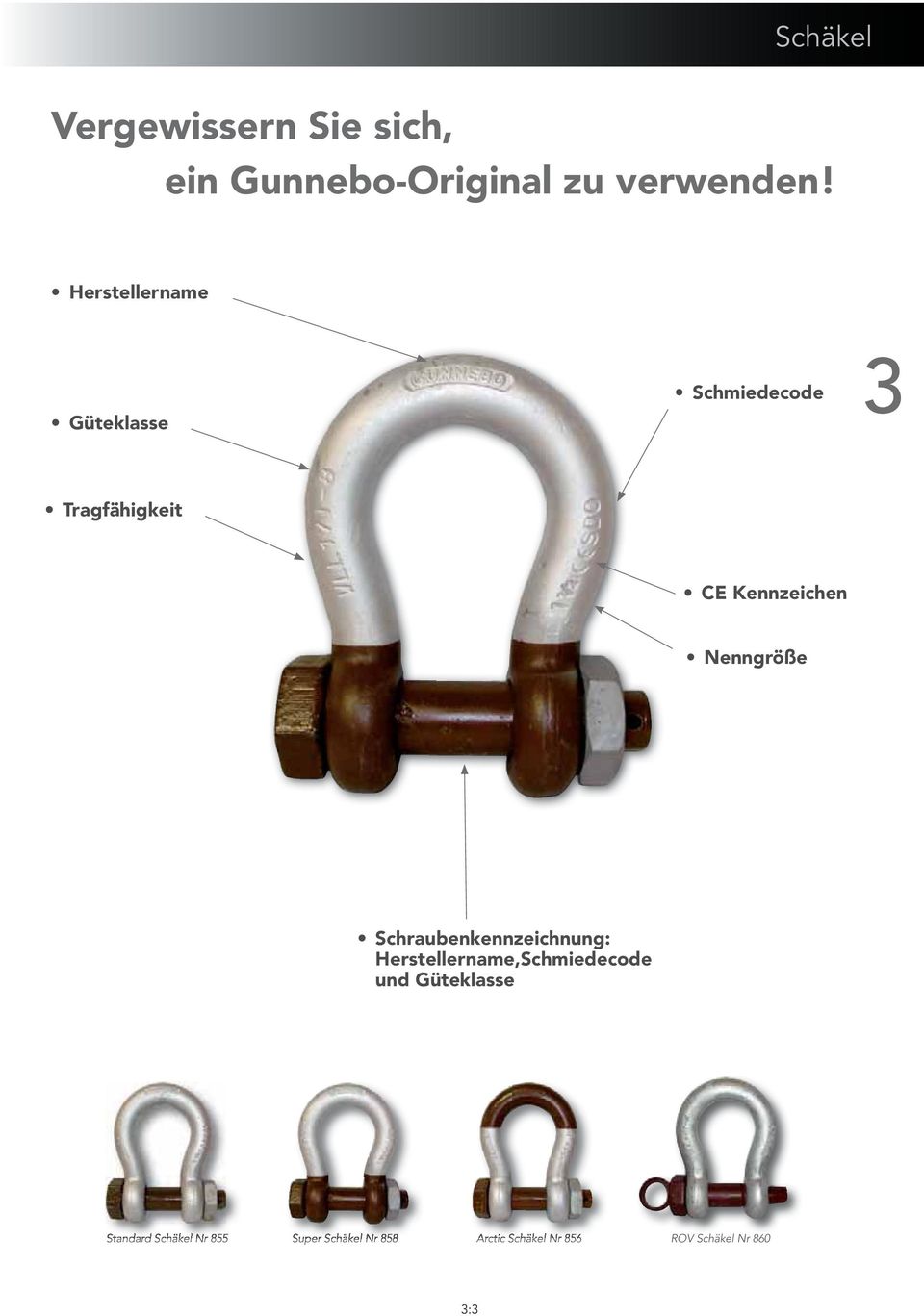 855 Super Schäkel Nr 858