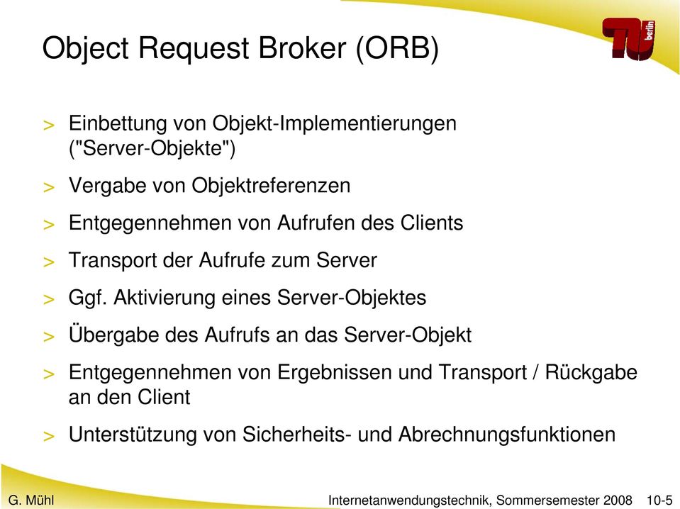 Clients > Transport der Aufrufe zum Server > Ggf.