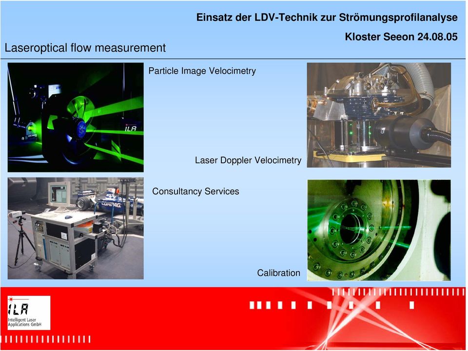 Velocimetry Laser Doppler