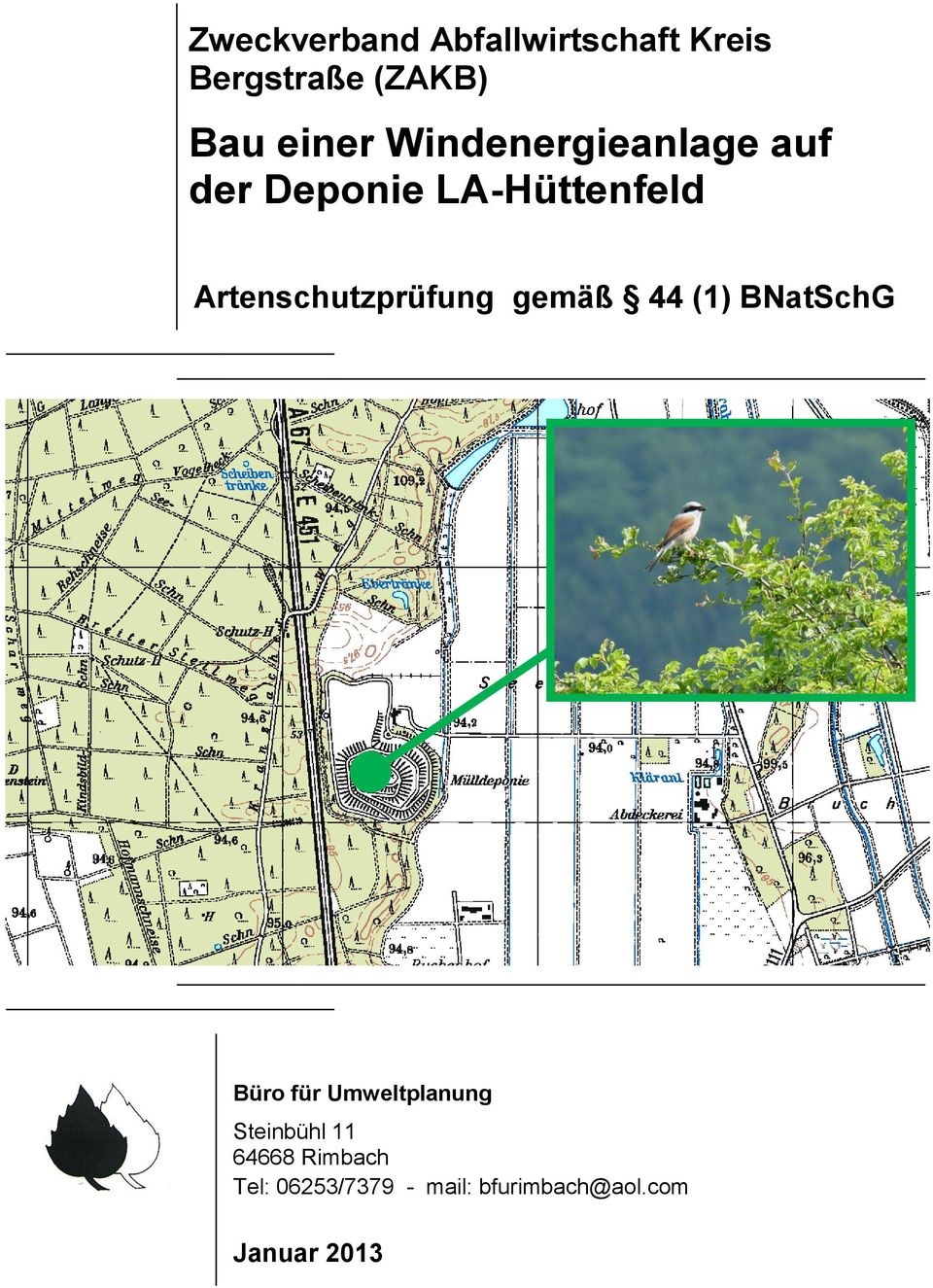 LA-Hüttenfeld Büro für Umweltplanung Steinbühl 11