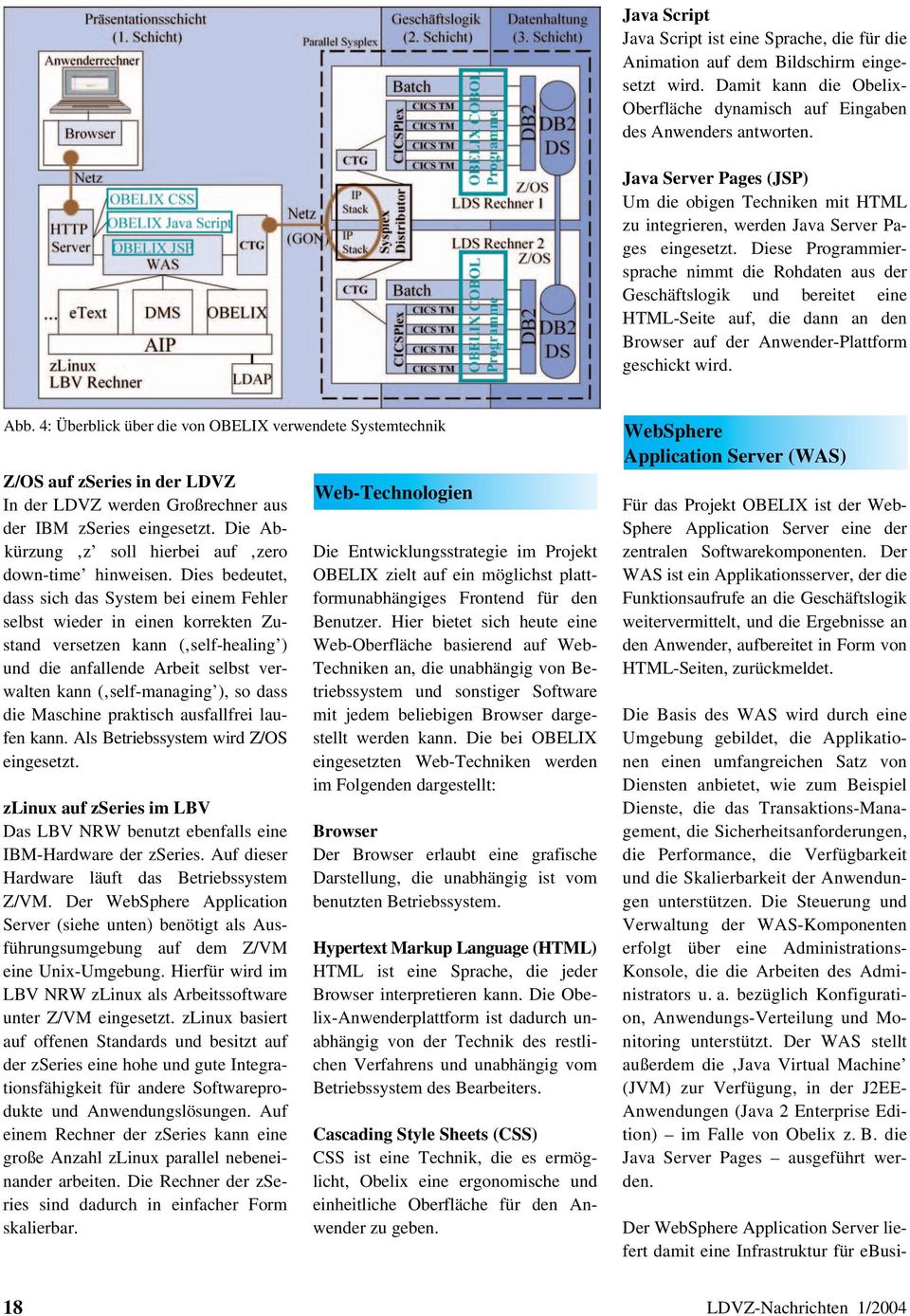 Diese Programmiersprache nimmt die Rohdaten aus der Geschäftslogik und bereitet eine HTML-Seite auf, die dann an den Browser auf der Anwender-Plattform geschickt wird. Abb.