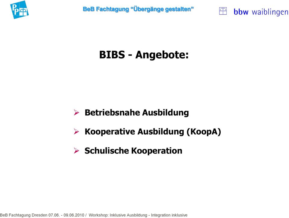 Kooperative Ausbildung