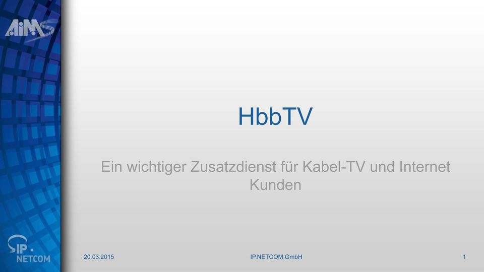 Kabel-TV und Internet