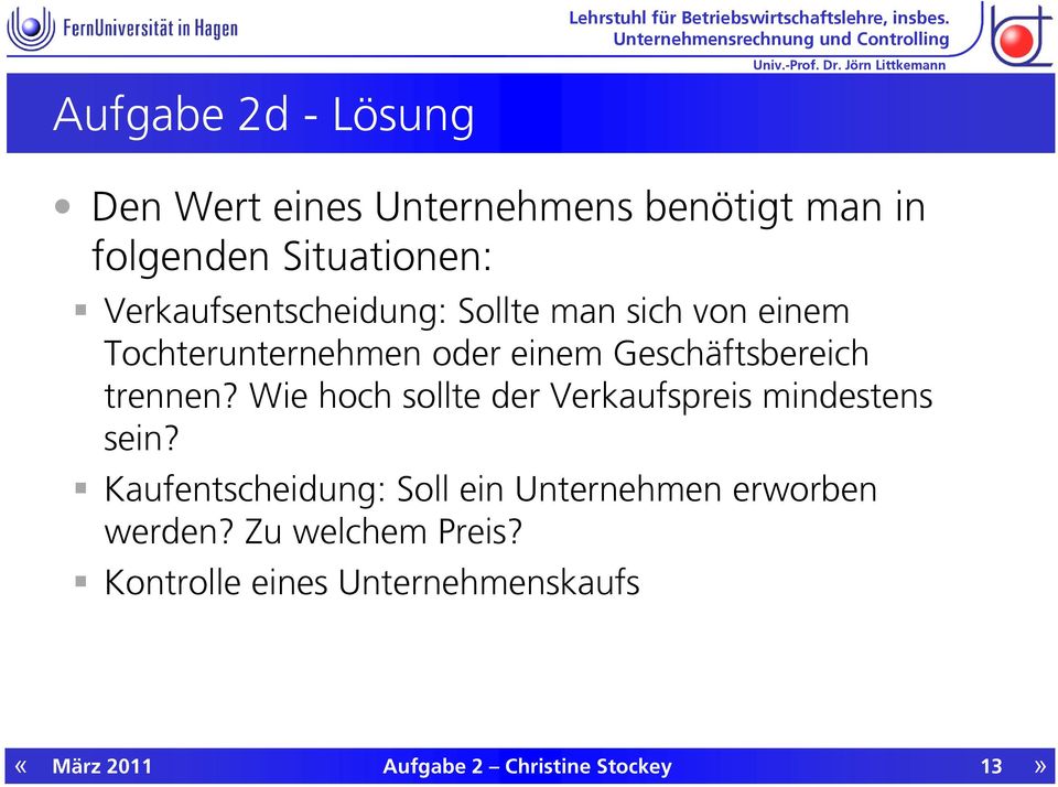 trennen? Wie hoch sollte der Verkaufspreis mindestens sein?