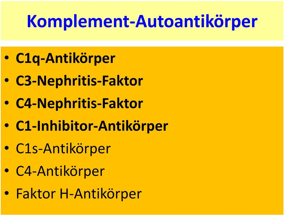 C4-Nephritis-Faktor