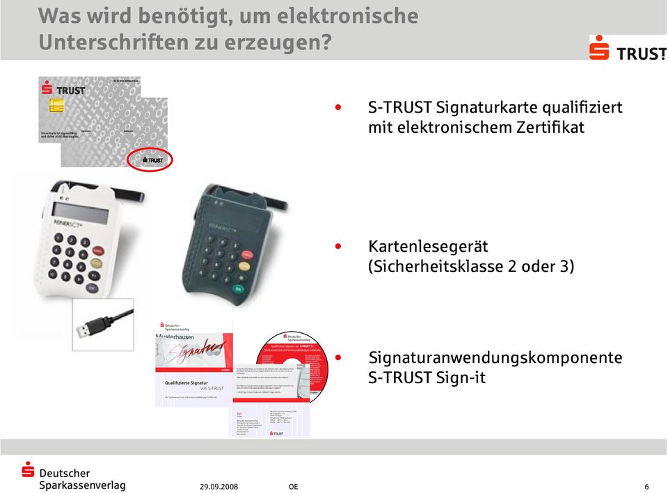S-TRUST Signaturkarte qualifiziert mit elektronischem