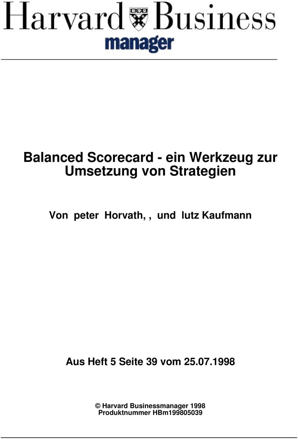 Kaufmann Aus Heft 5 Seite 39 vom 25.07.