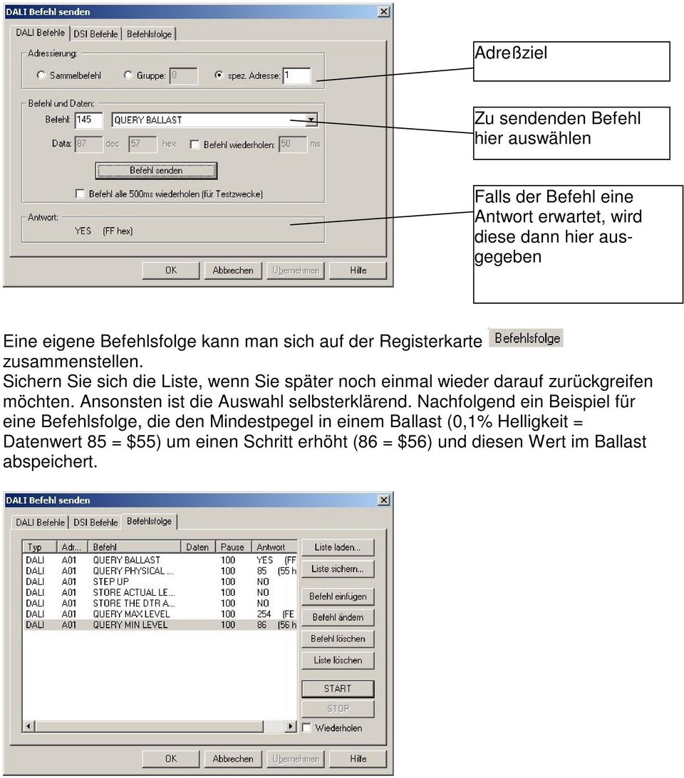 Sichern Sie sich die Liste, wenn Sie später noch einmal wieder darauf zurückgreifen möchten.