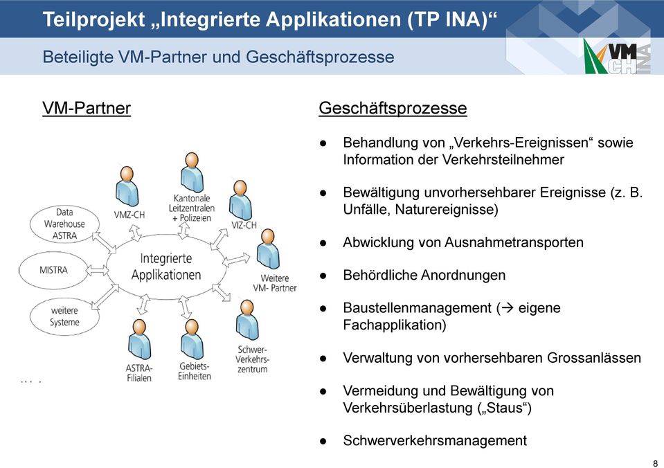 wältigung unvorhersehbarer Ereignisse (z. B.