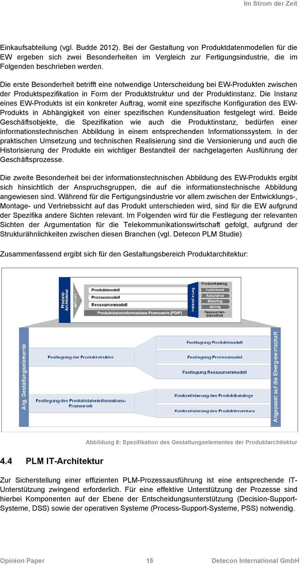 Die Instanz eines EW-Produkts ist ein konkreter Auftrag, womit eine spezifische Konfiguration des EW- Produkts in Abhängigkeit von einer spezifischen Kundensituation festgelegt wird.