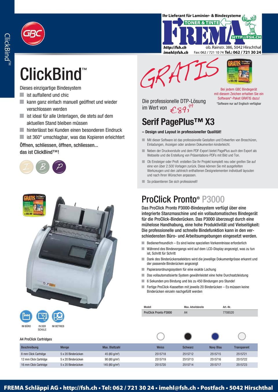 GRATIS Die professionelle DTP-Lösung im Wert von 89, 99 Serif PagePlus X3 Design und Layout in professioneller Qualität!