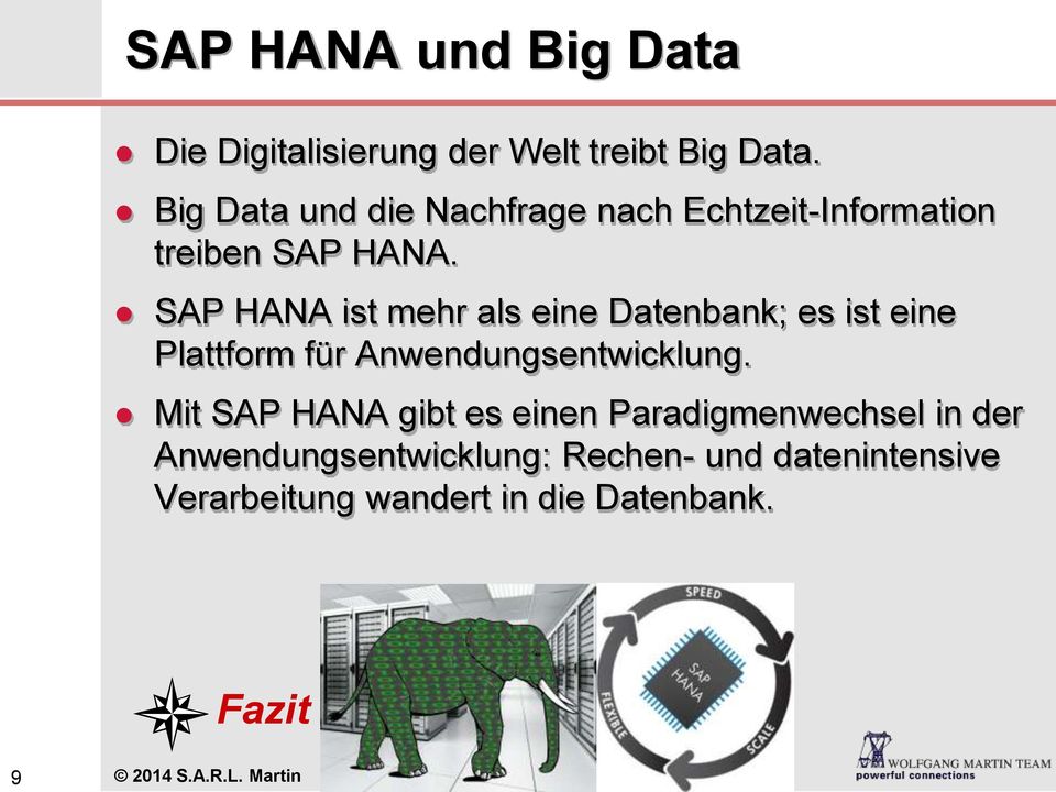 SAP HANA ist mehr als eine Datenbank; es ist eine Plattform für Anwendungsentwicklung.
