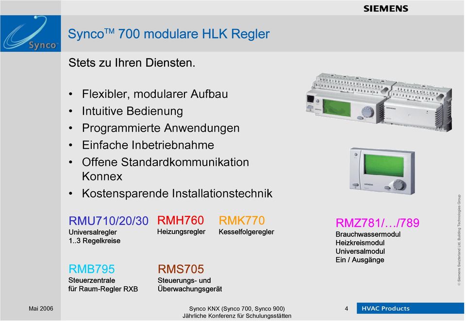 Standardkommunikation Konnex Kostensparende Installationstechnik RMU710/20/30 Universalregler 1.