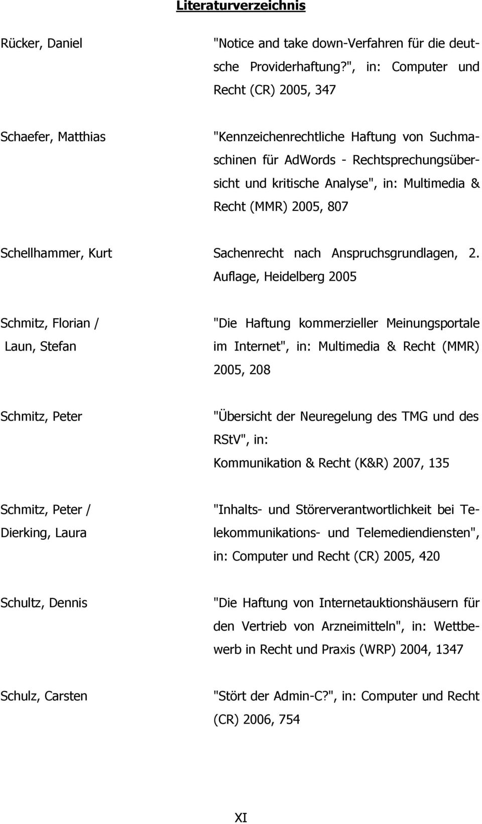 (MMR) 2005, 807 Schellhammer, Kurt Sachenrecht nach Anspruchsgrundlagen, 2.