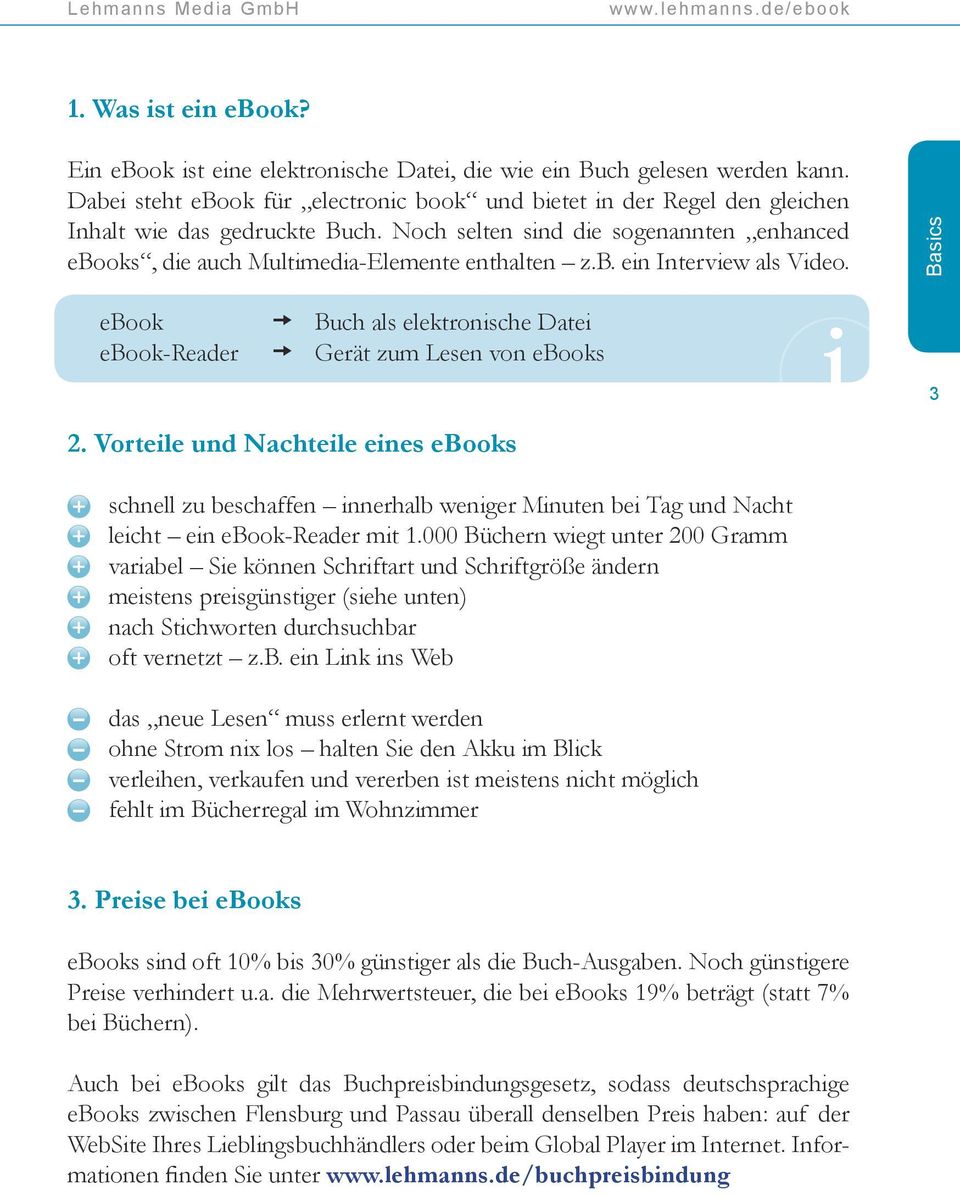 Basics ebook ebook-reader Buch als elektronische Datei Gerät zum Lesen von ebooks i 3 2.