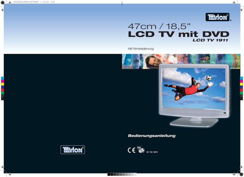 LCD TV 1911 Mit Fernbedienung C M Y CM MY