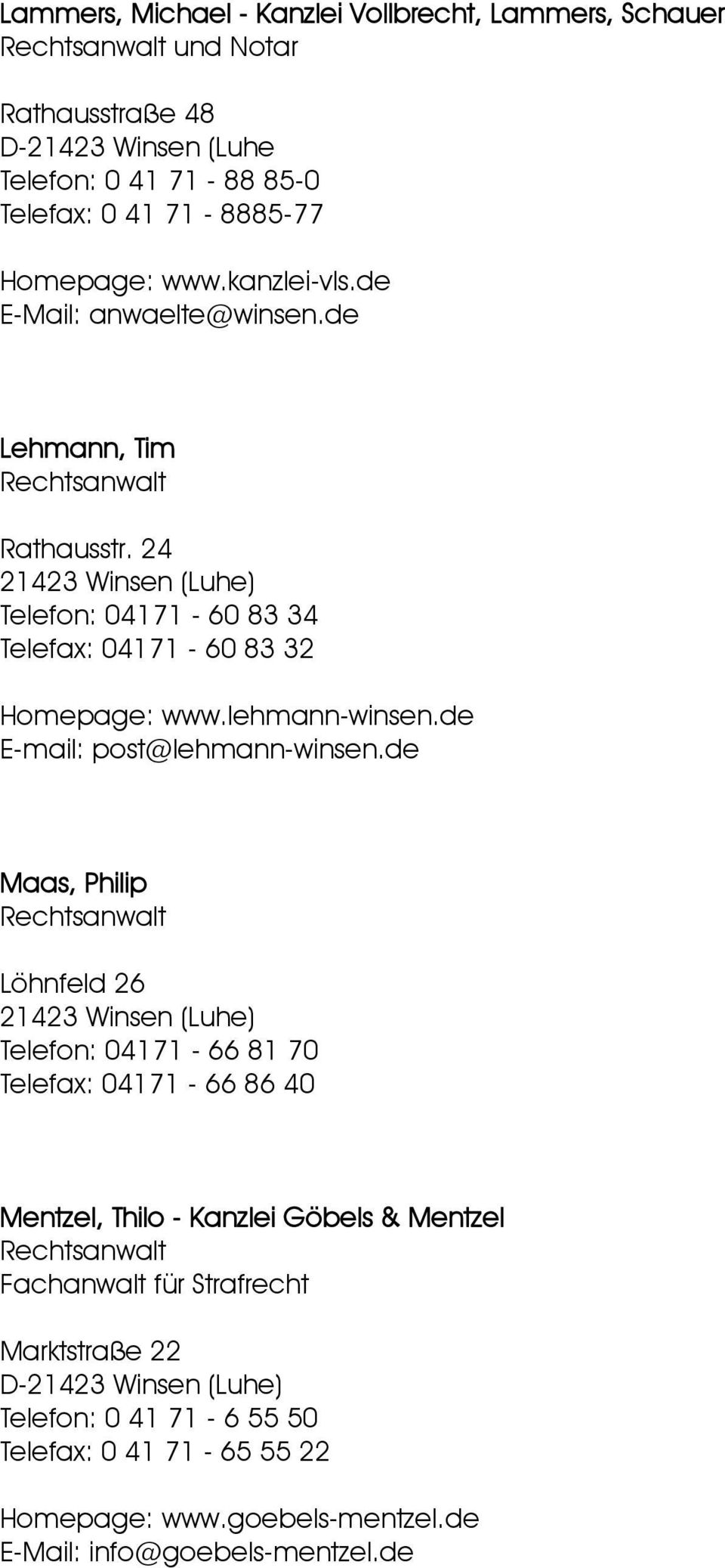 de E-mail: post@lehmann-winsen.