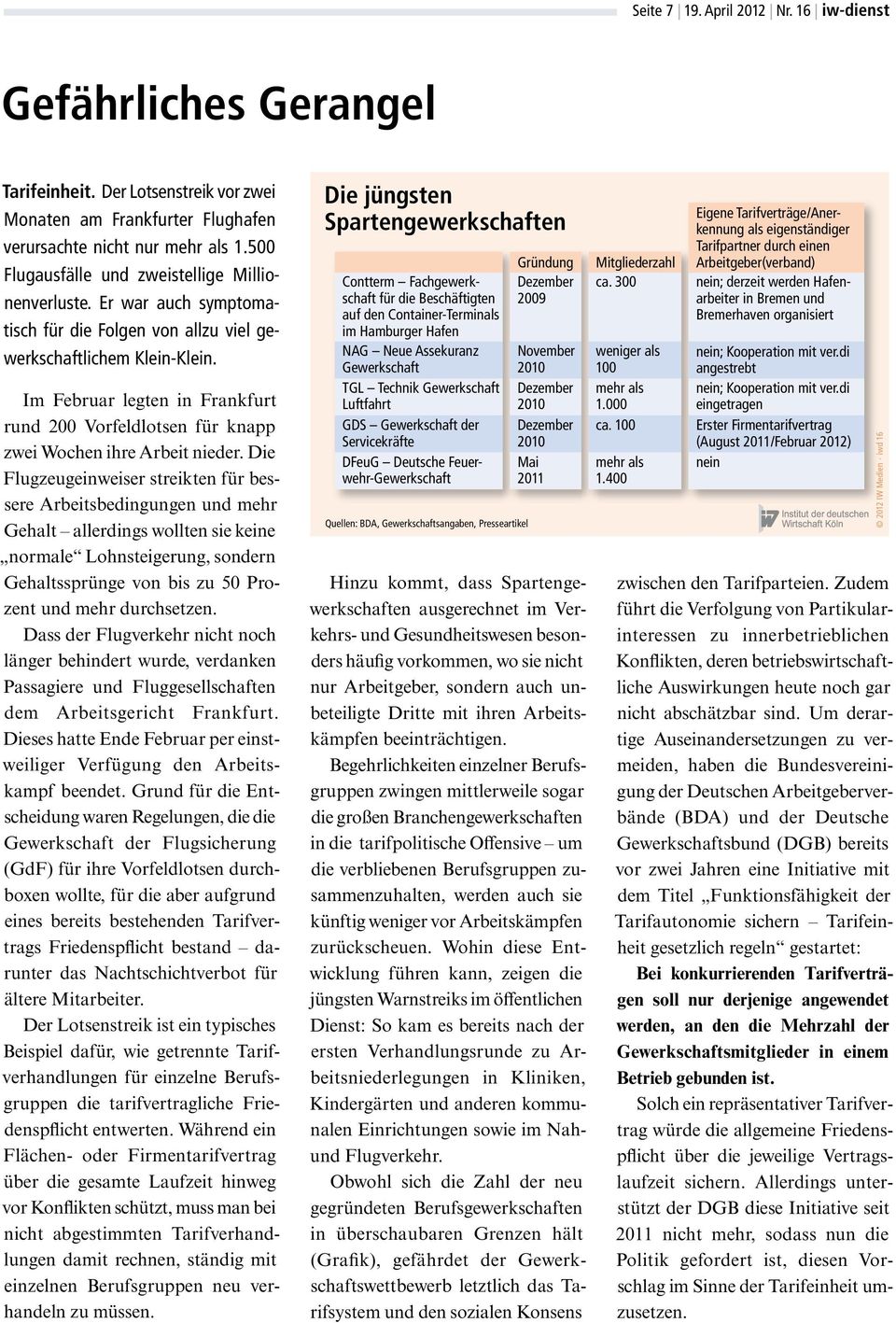 Im Februar legten in Frankfurt rund 2 Vorfeldlotsen für knapp zwei Wochen ihre Arbeit nieder.