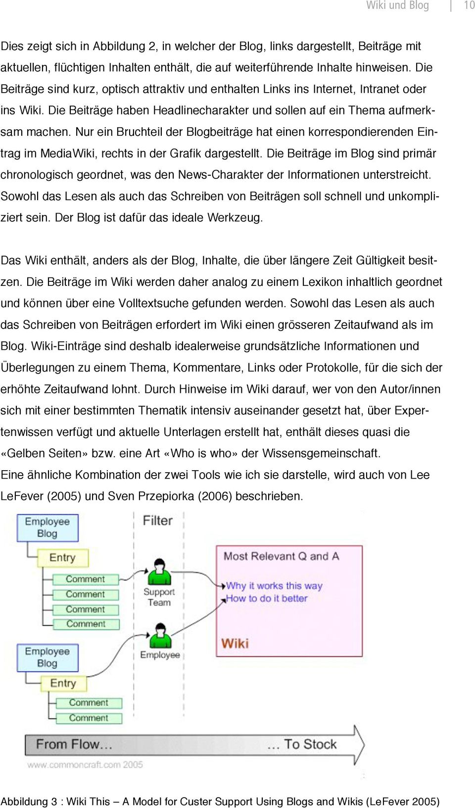 Nur ein Bruchteil der Blogbeiträge hat einen korrespondierenden Eintrag im MediaWiki, rechts in der Grafik dargestellt.