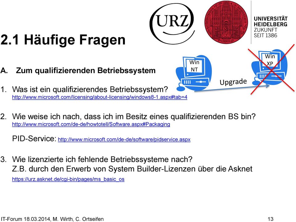 http://www.microsoft.com/de-de/howtotell/software.aspx#packaging PID-Service: http://www.microsoft.com/de-de/software/pidservice.aspx 3.