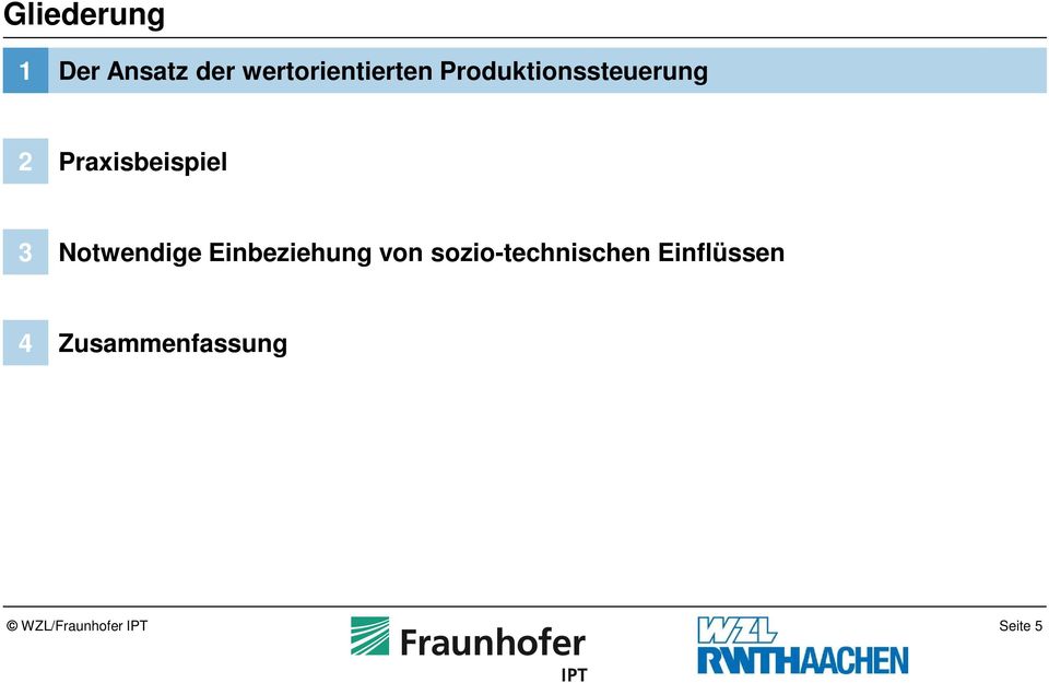 Praxisbeispiel 3 Notwendige Einbeziehung