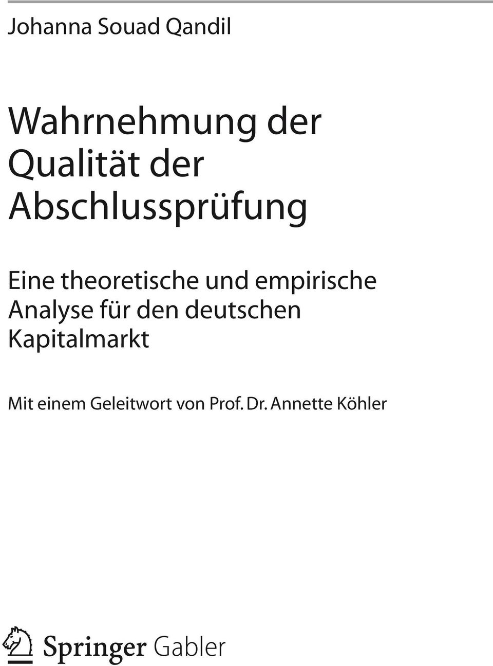 empirische Analyse für den deutschen