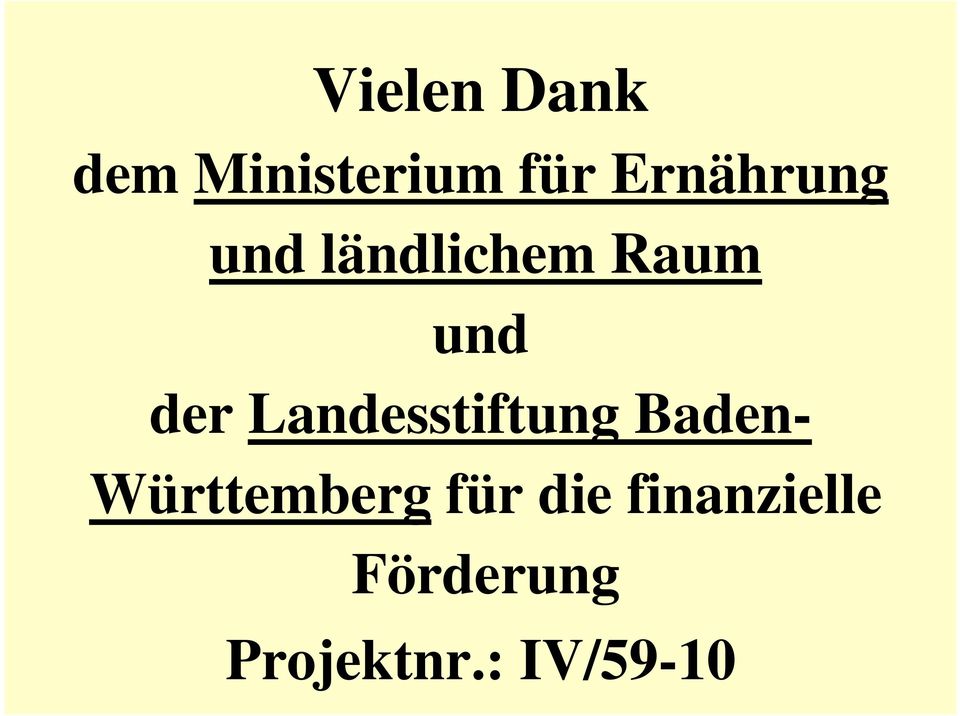 Landesstiftung Baden- Württemberg für