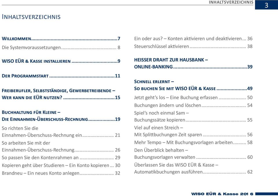 .. 21 So arbeiten Sie mit der Einnahmen-Überschuss-Rechnung... 26 So passen Sie den Kontenrahmen an... 29 Kopieren geht über Studieren Ein Konto kopieren... 30 Brandneu Ein neues Konto anlegen.