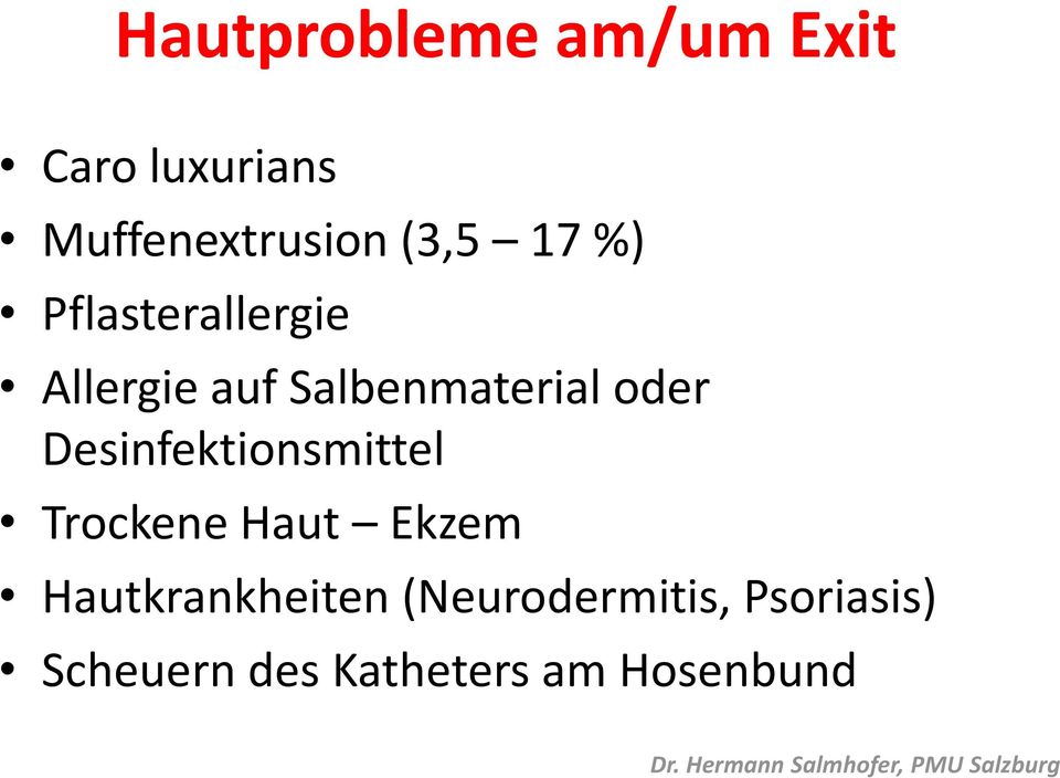 oder Desinfektionsmittel Trockene Haut Ekzem