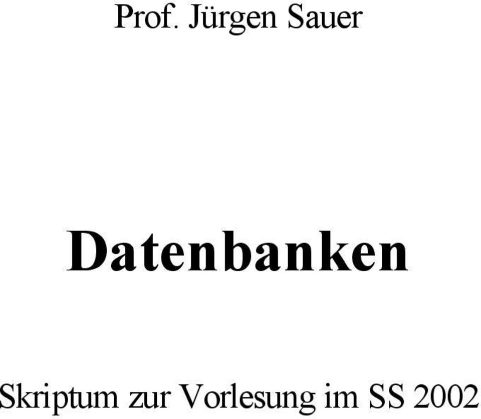 Datenbanken