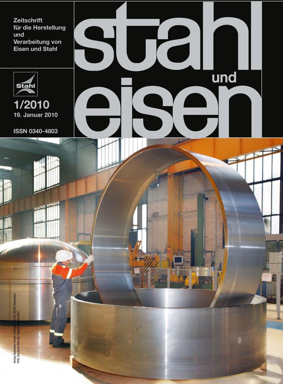 Januar 2010 ISSN 0340-4803 Verlag Stahleisen GmbH,