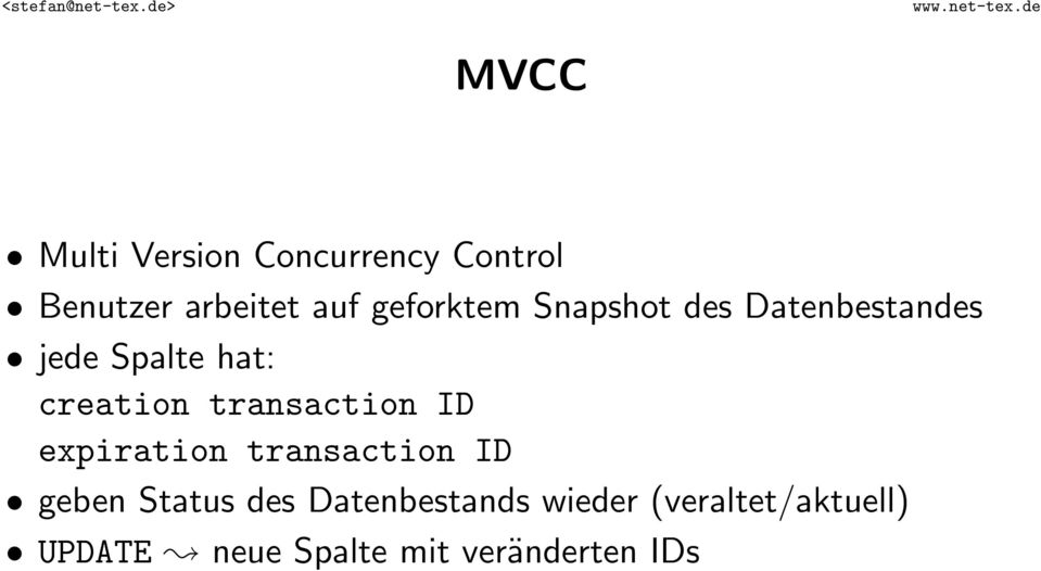 transaction ID expiration transaction ID geben Status des
