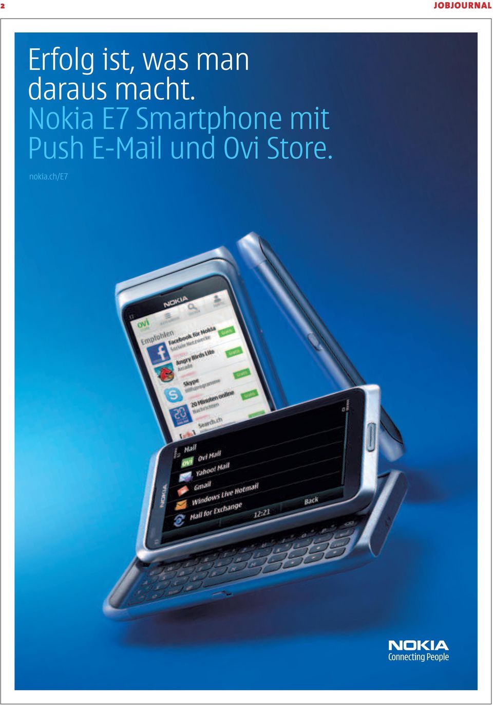 Nokia E7 Smartphone mit Push E-Mail und