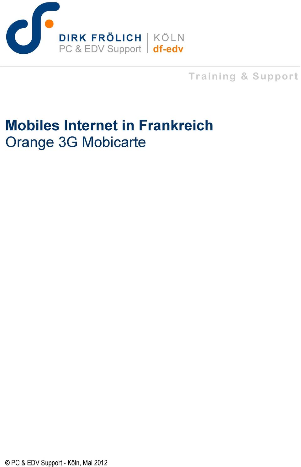 Frankreich Orange 3G