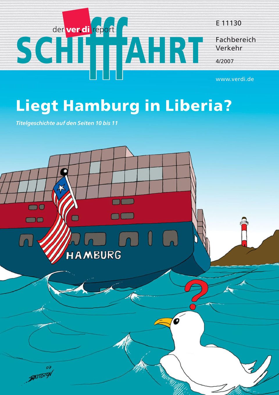 verdi.de Liegt Hamburg in Liberia?