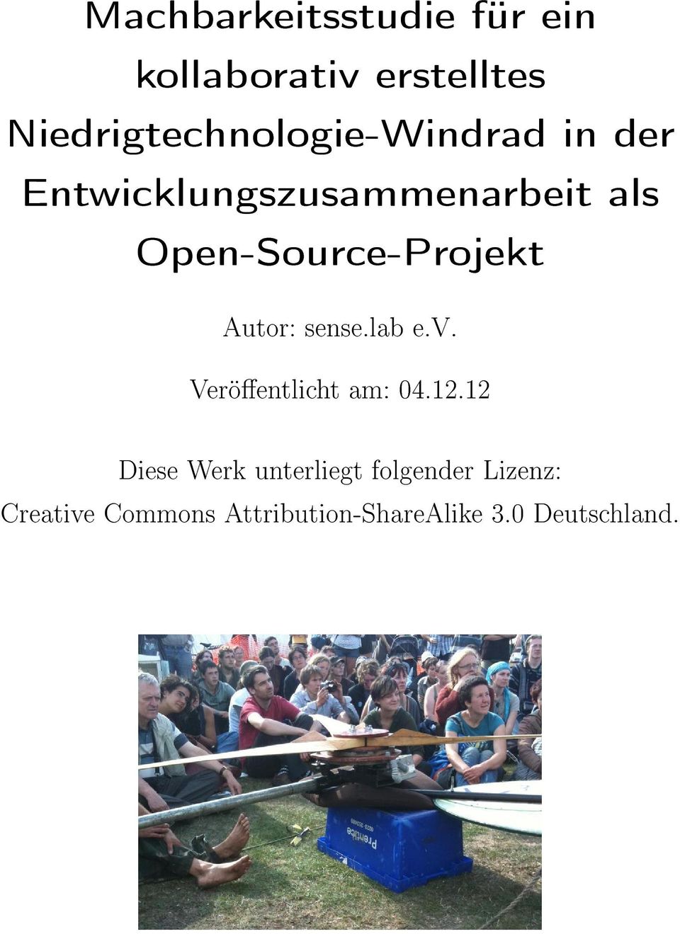 Open-Source-Projekt Autor: sense.lab e.v. Veröentlicht am: 04.12.