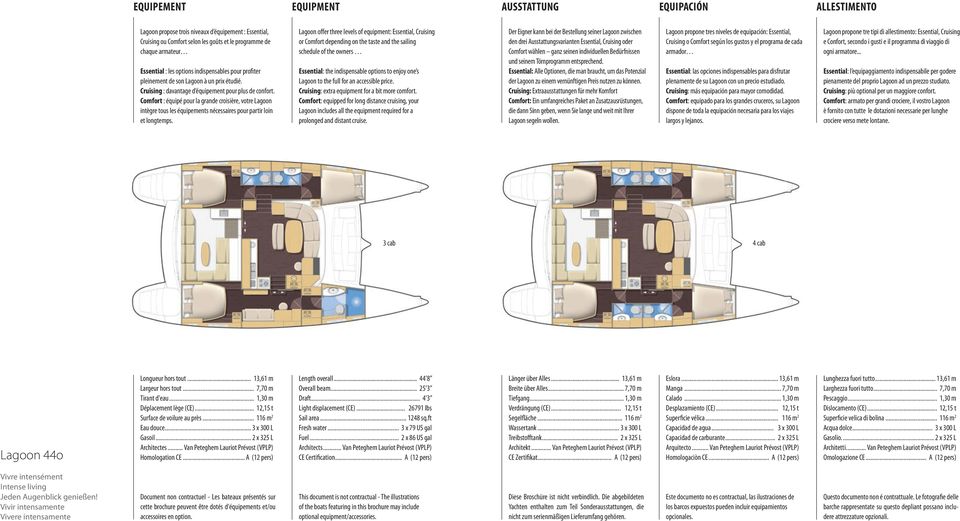 Comfort : équipé pour la grande croisière, votre Lagoon intègre tous les équipements nécessaires pour partir loin et longtemps.