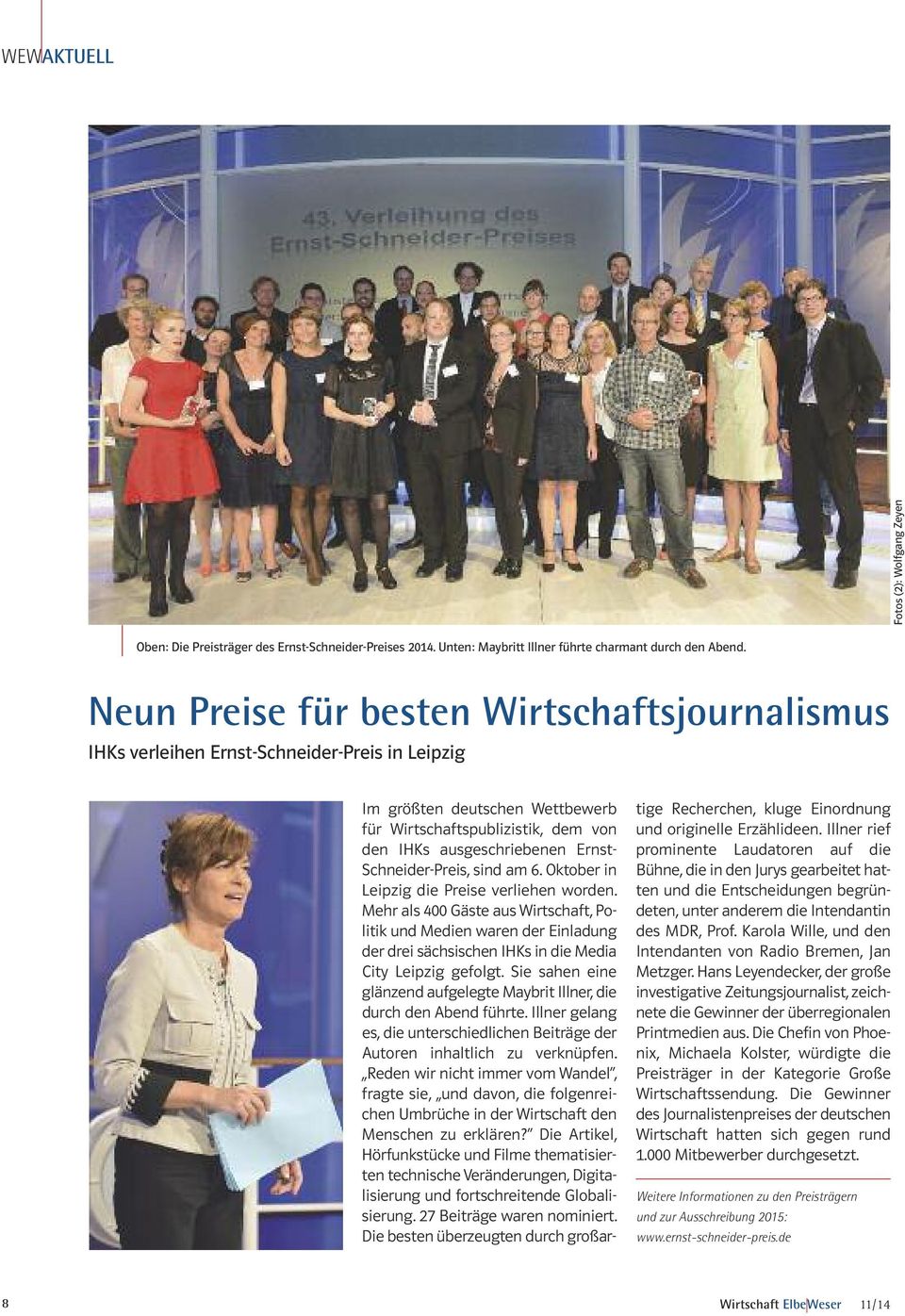 Schneider-Preis, sind am 6. Oktober in Leipzig die Preise verliehen worden.