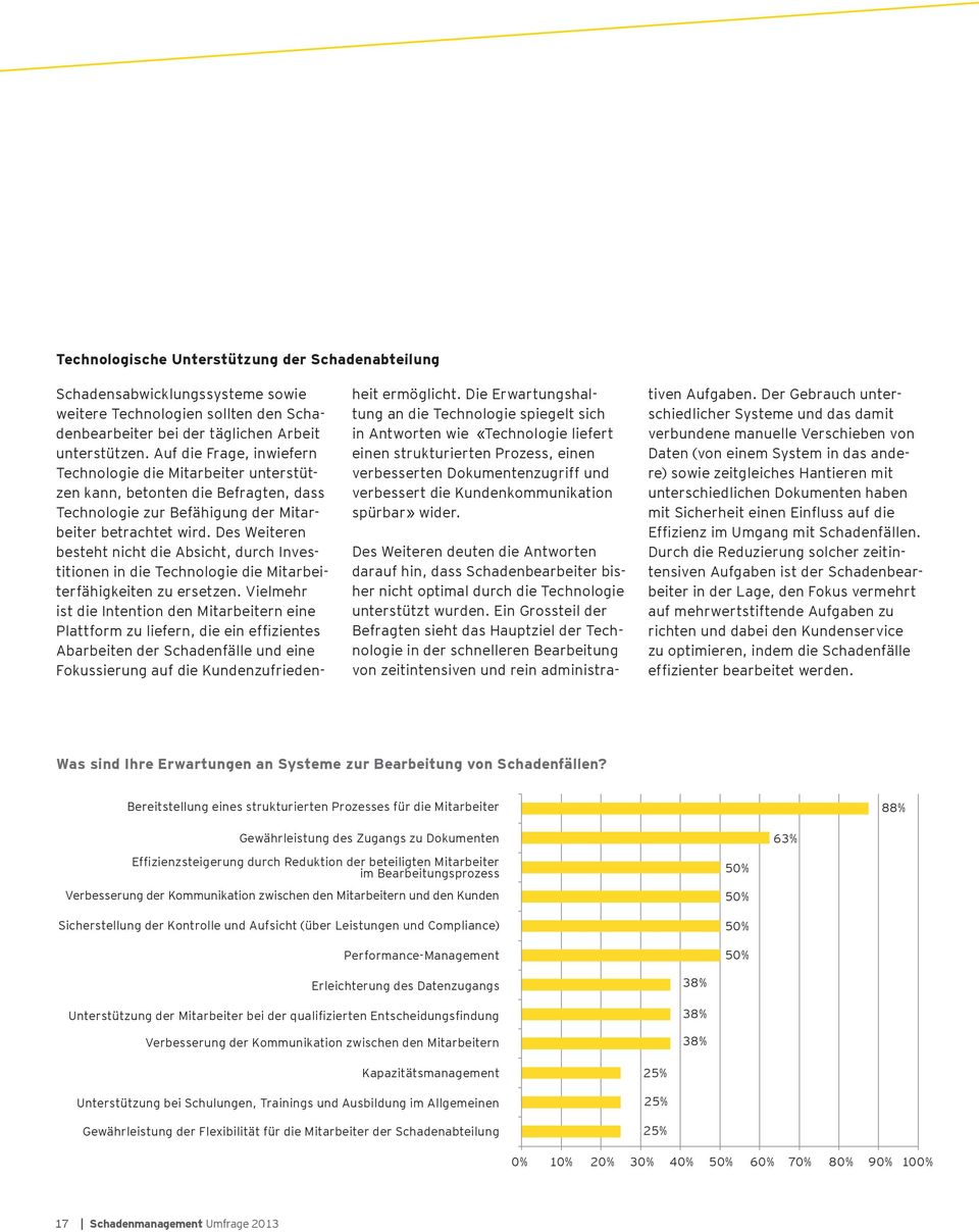 Des Weiteren besteht nicht die Absicht, durch Investitionen in die Technologie die Mitarbeiterfähigkeiten zu ersetzen.