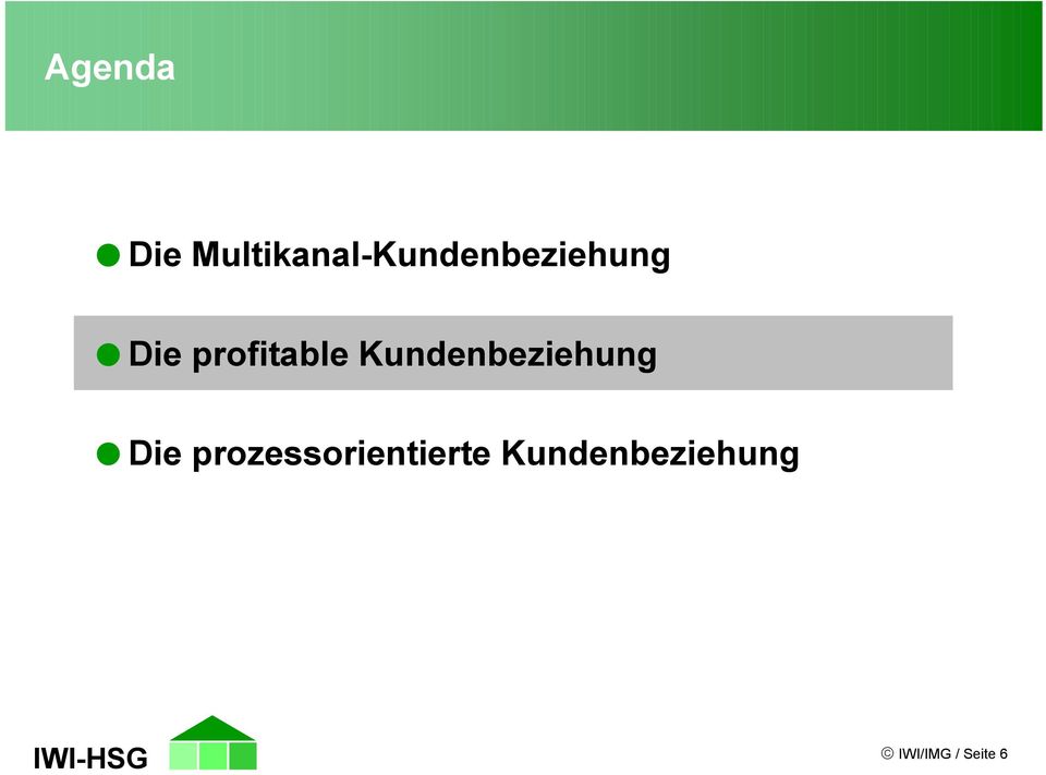 profitable Kundenbeziehung Die