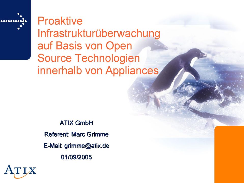 innerhalb von Appliances ATIX GmbH