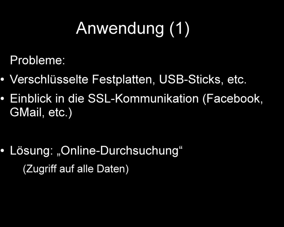Einblick in die SSL-Kommunikation (Facebook,