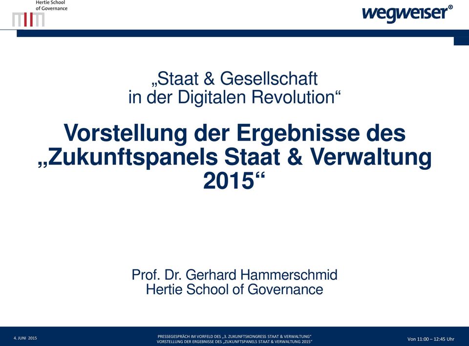 Staat & Verwaltung 2015 Prof. Dr.