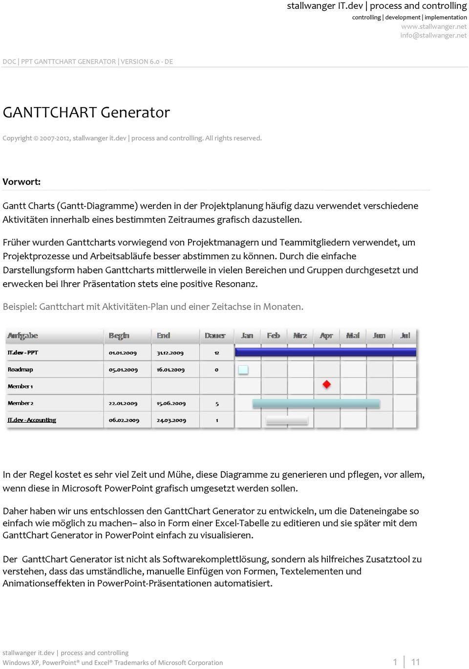 Früher wurden Ganttcharts vorwiegend von Projektmanagern und Teammitgliedern verwendet, um Projektprozesse und Arbeitsabläufe besser abstimmen zu können.